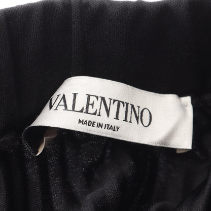 ヴァレンティノ V ロゴ プリント ポリエステル スカート