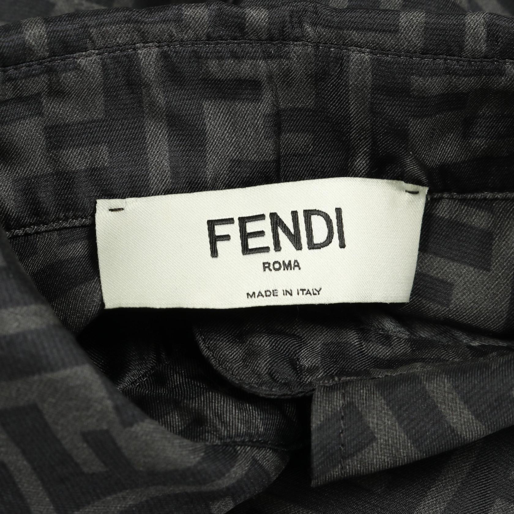 フェンディ ズッカ シルク ドレス