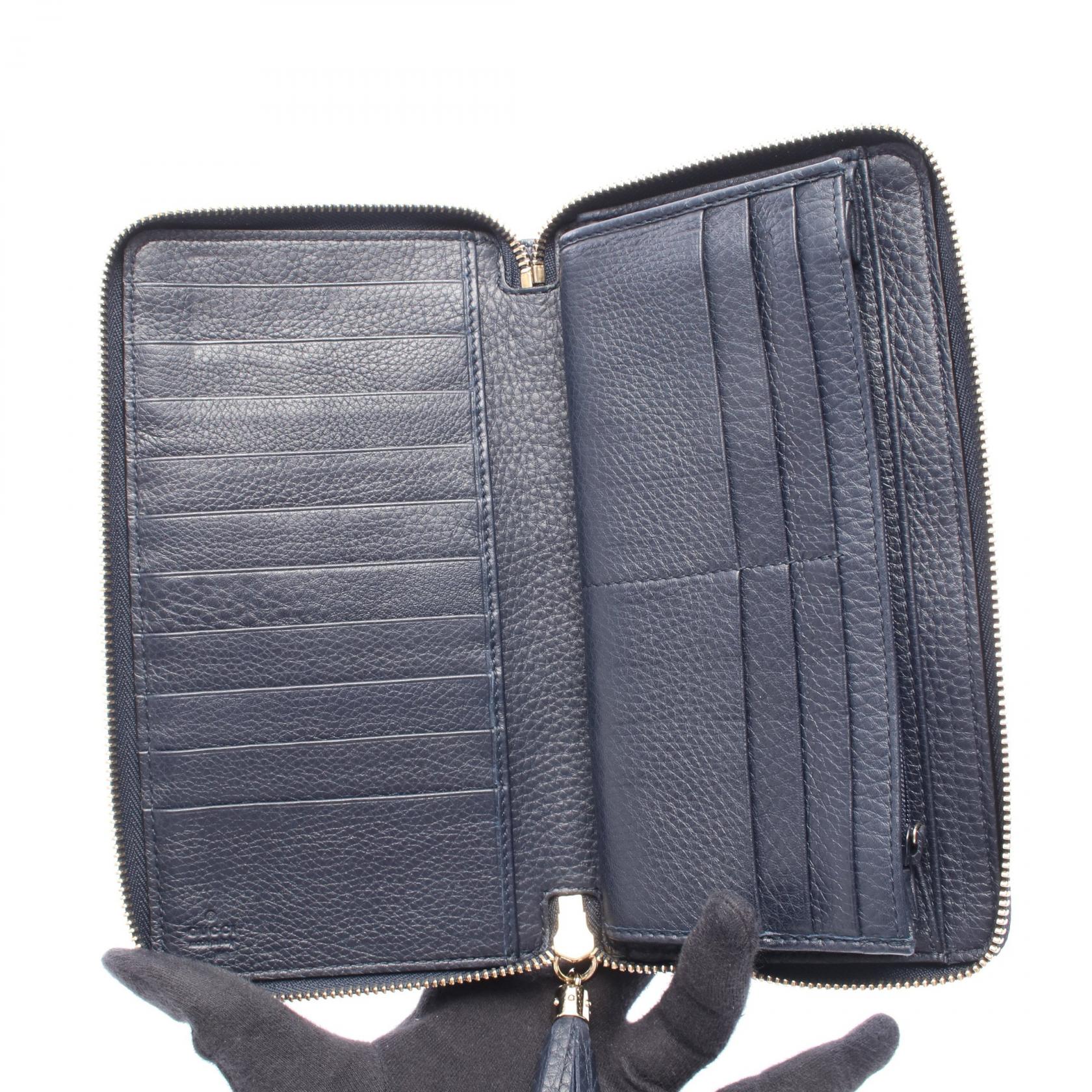 グッチ ソーホー インターロッキング G レザー ウォレット