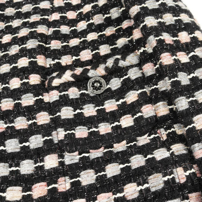 シャネル ツイードノーカラージャケット