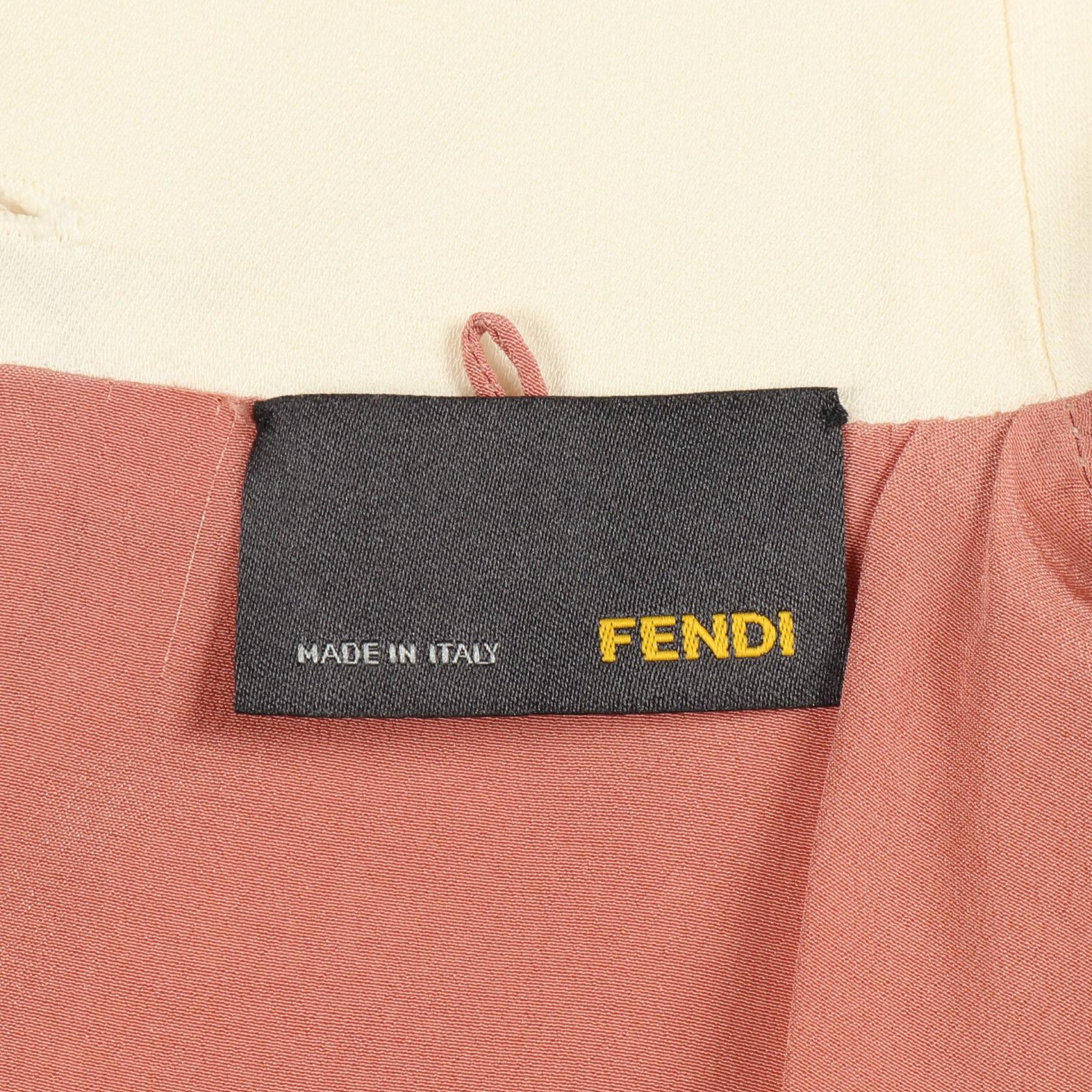フェンディ レーヨンシルクワンピース