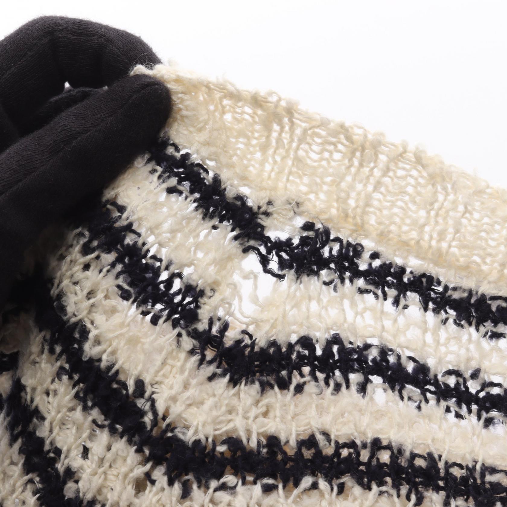 ディオール Dior Mariniere コットンシルクニットトップス