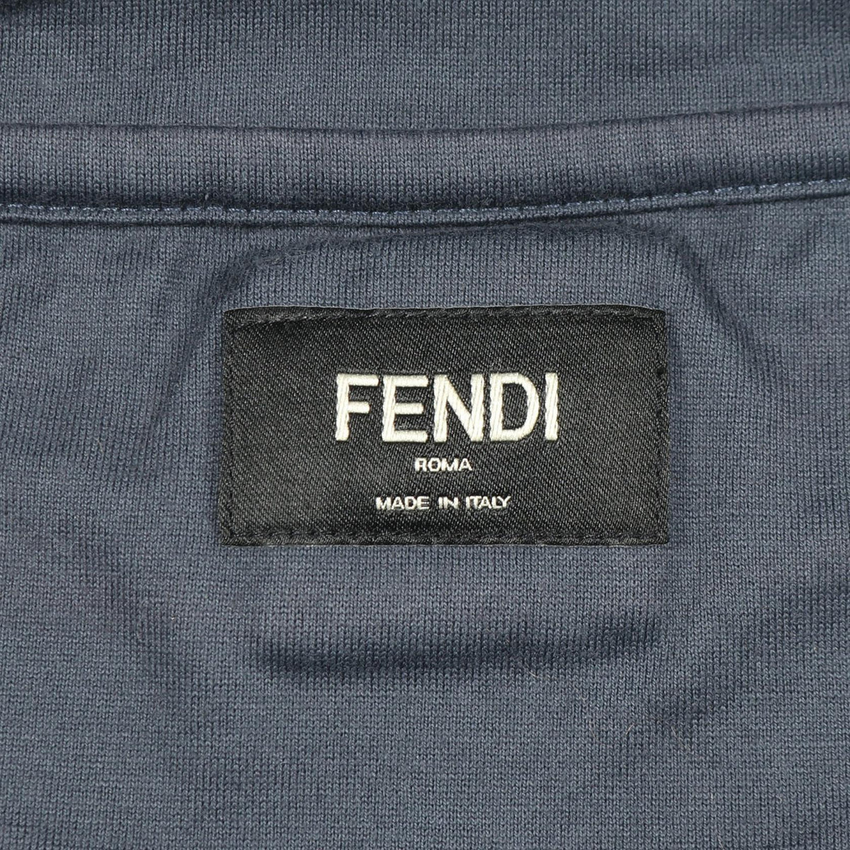 フェンディ ロゴ刺繍 コットントップス