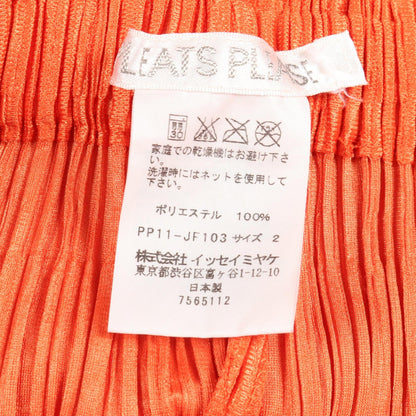 プリーツプリーズ プリーツポリエステルパンツ