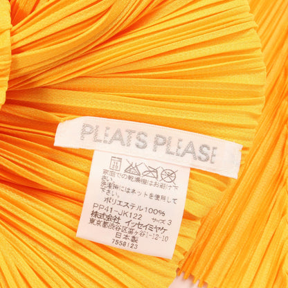 プリーツプリーズ プリーツポリエステルトップス