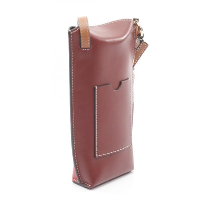 ロエベ GATE POCKET レザーショルダーバッグ