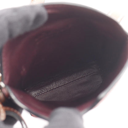 ロエベ GATE POCKET レザーショルダーバッグ