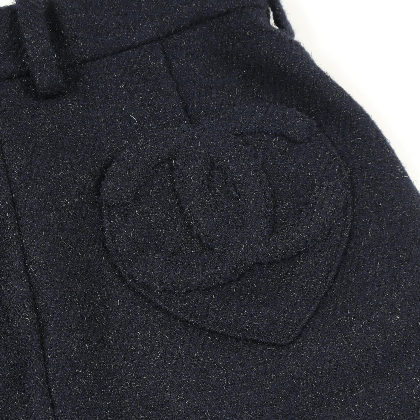 シャネル ココマーク ウールカシミヤショートパンツ