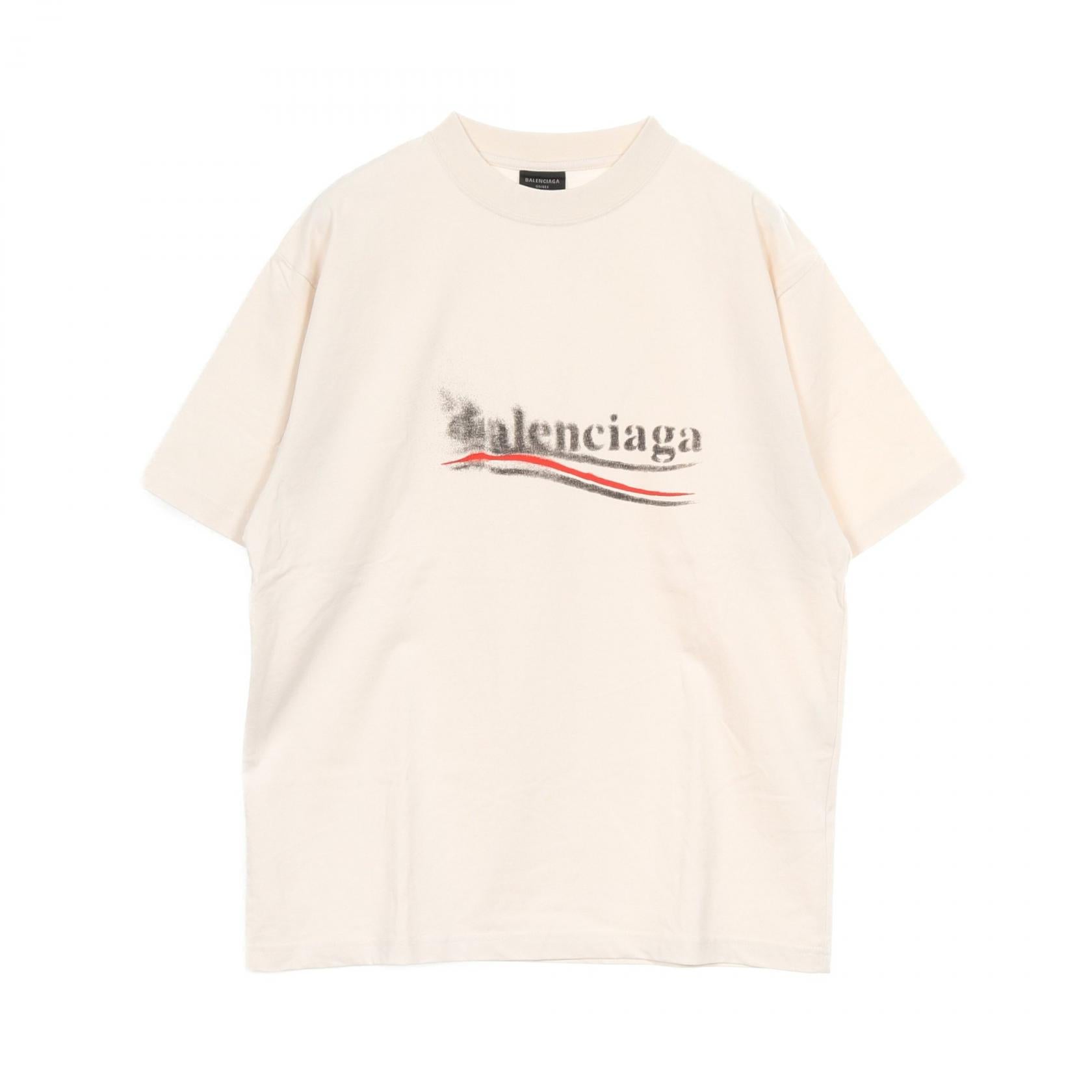 バレンシアガ Political Stencil コットンカットソー