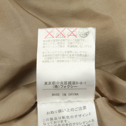 フォクシー ポリエステルダウンジャケット