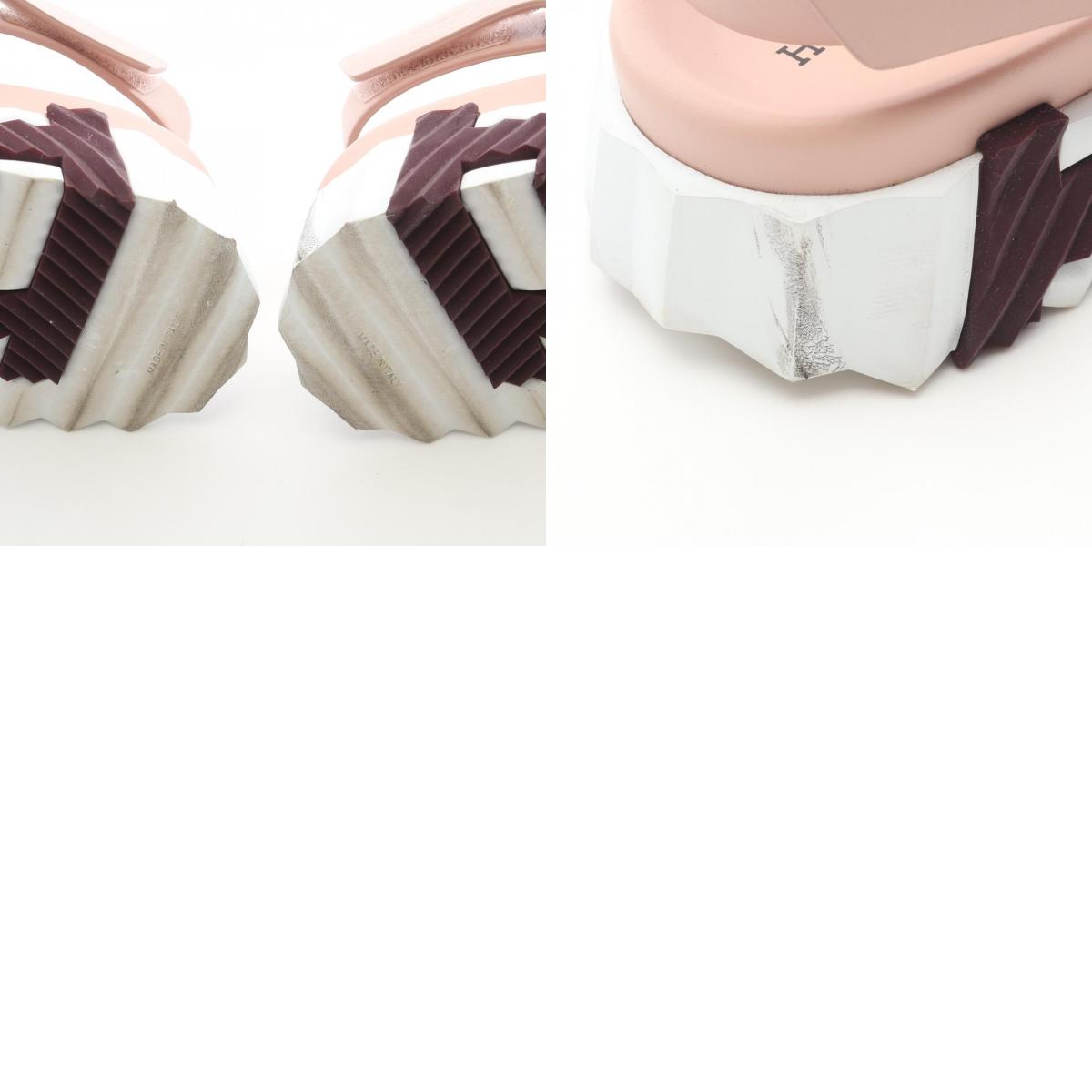 エルメス エレクトリック ナイロン レザーサンダル