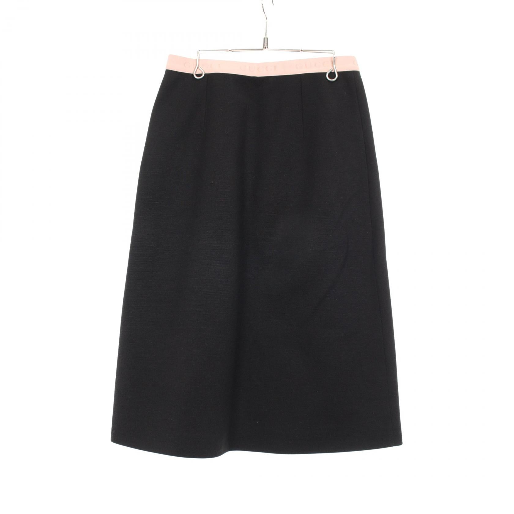 グッチ ウールポリエステルスカート