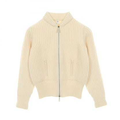 エルメス カシミヤジップアップニットトップス