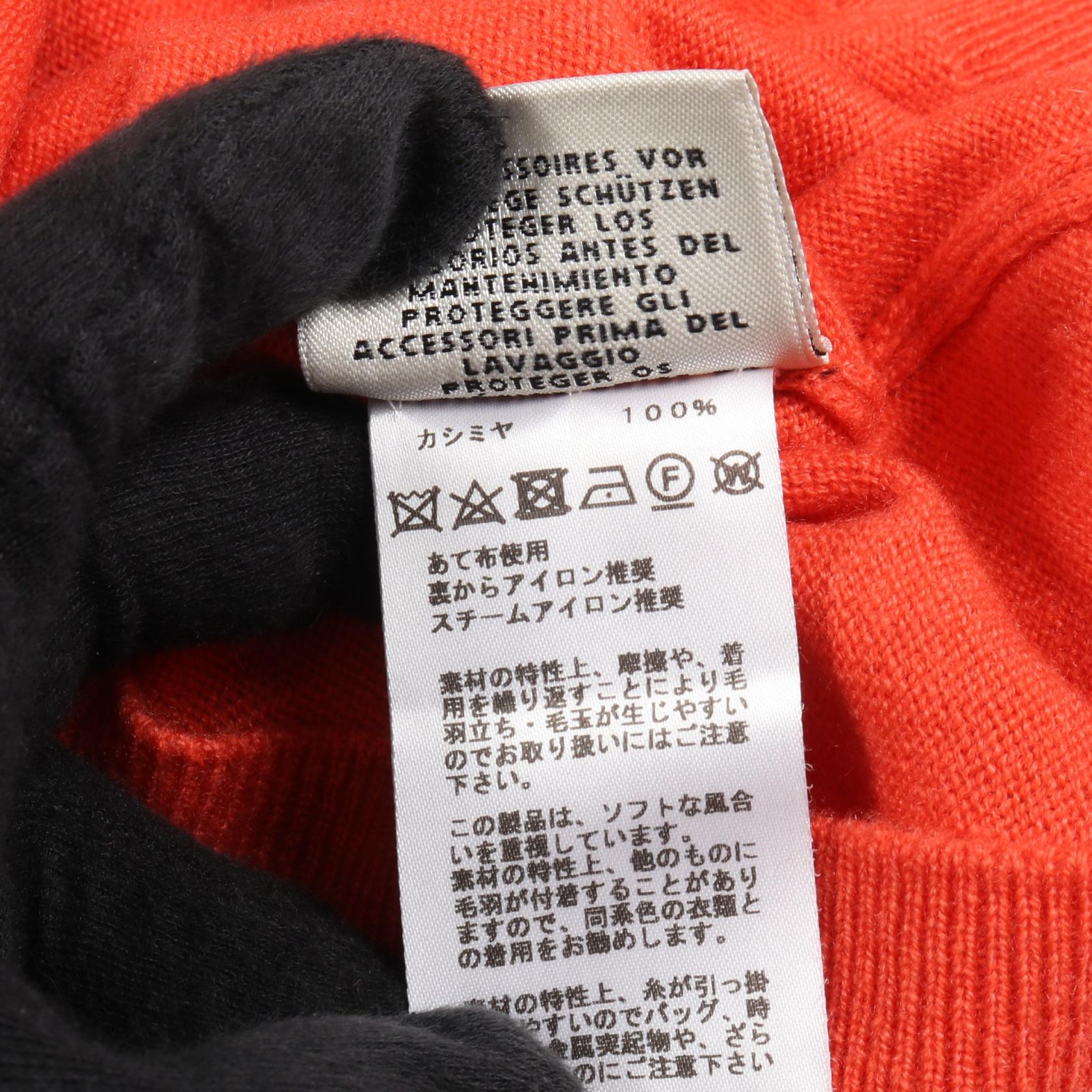 エルメス Hリフト カシミヤニットトップス