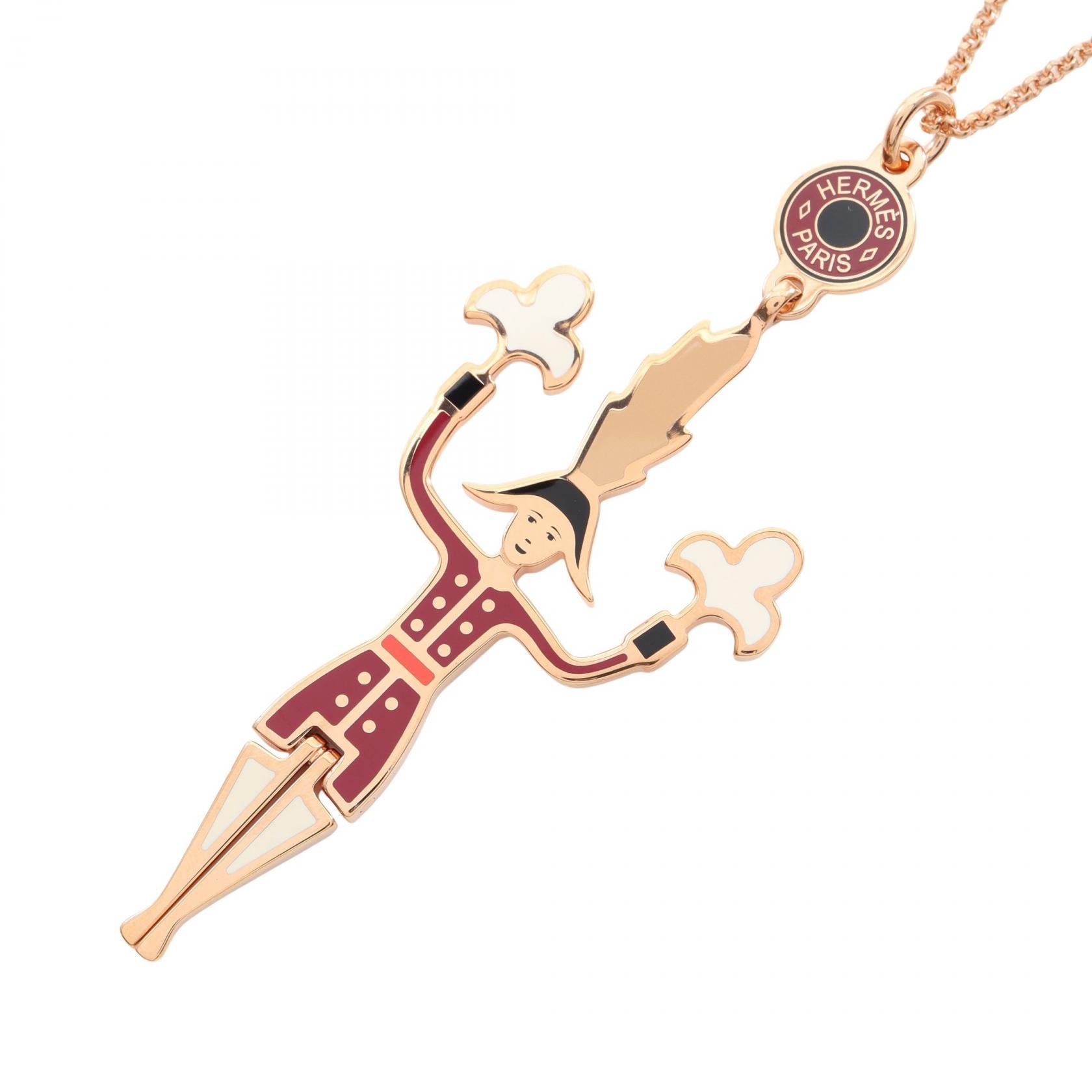 エルメス アルティフィシエ 花火師 ネックレス