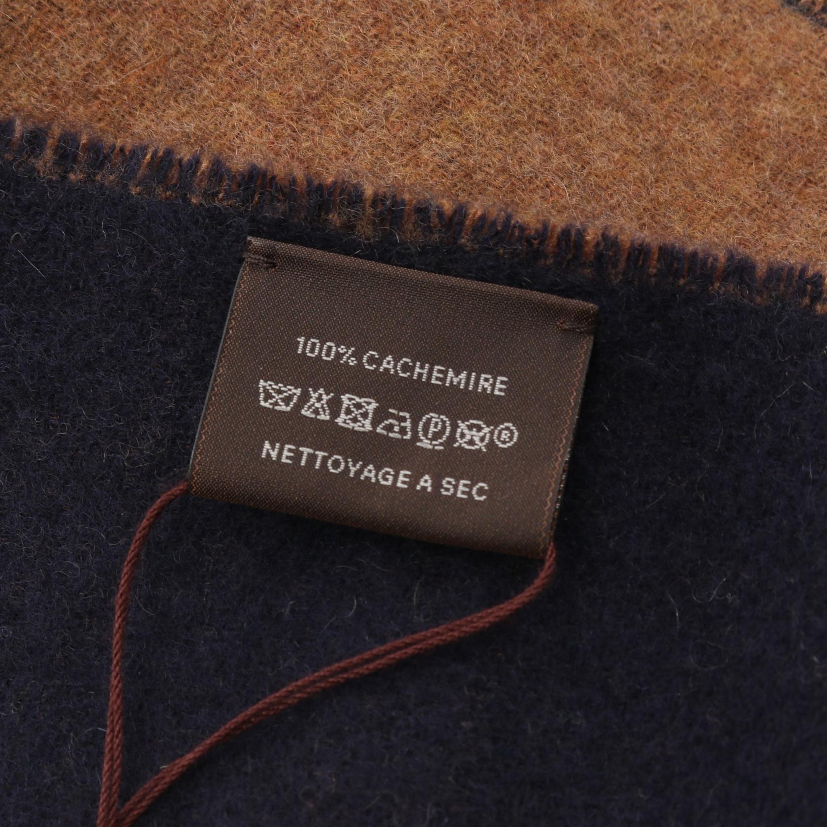 エルメス カザックシェブロン カシミヤマフラー