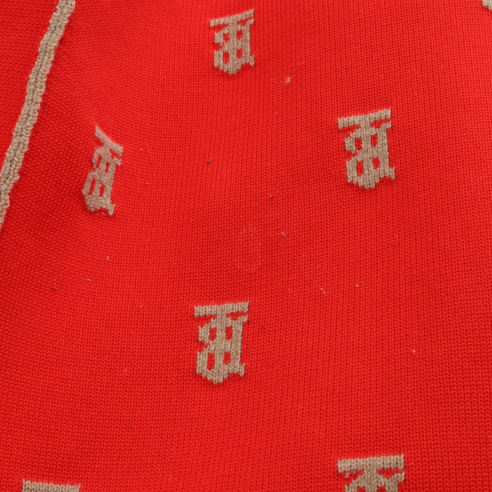 バーバリー TBロゴ ウールカシミヤ混カーディガン