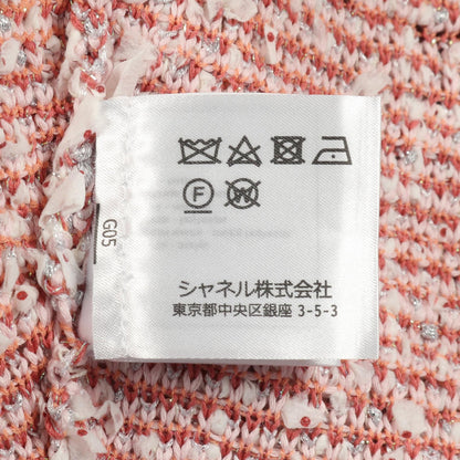 シャネル ココマークボタン ツイード アウター