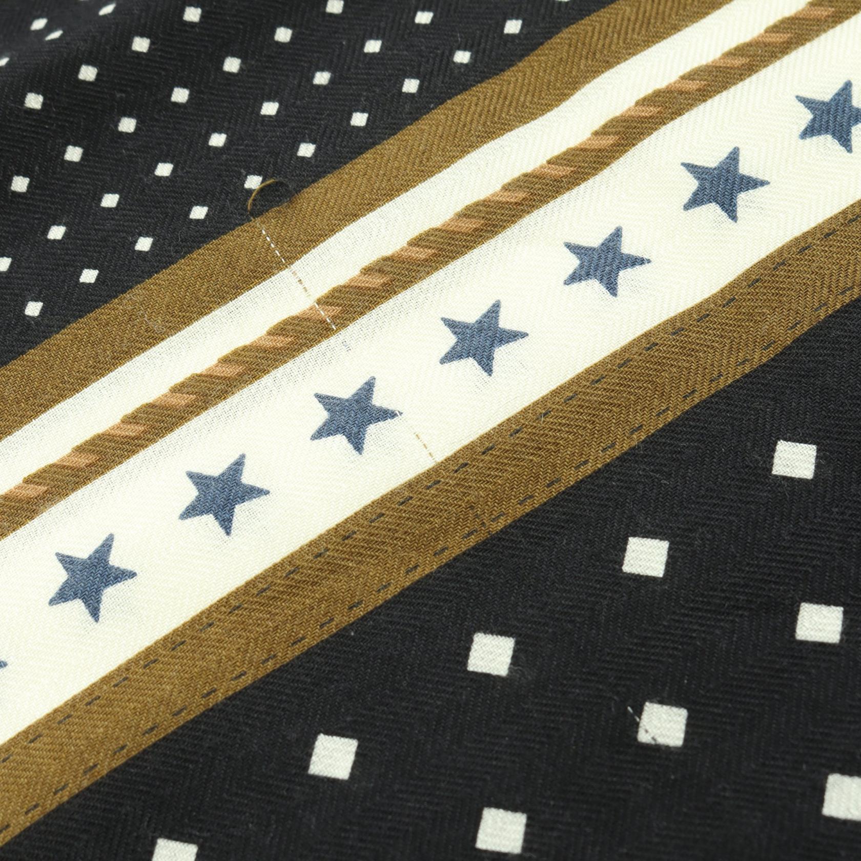 エルメス カレジェアン140 HARNAIS DE COUR Bandana シルクカシミヤスカーフ