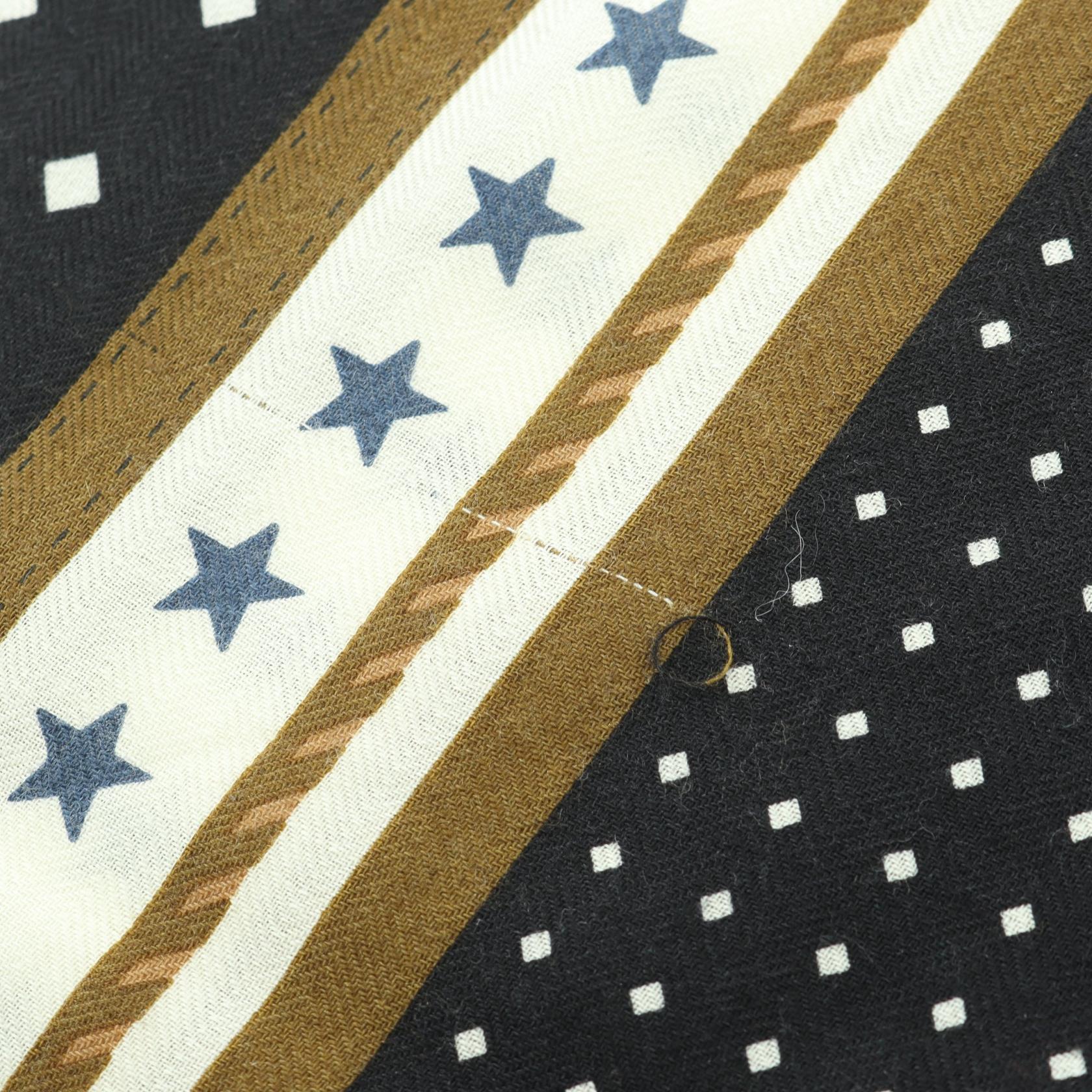 エルメス カレジェアン140 HARNAIS DE COUR Bandana シルクカシミヤスカーフ