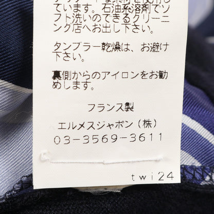 エルメス ツイルレーヌ bal de bulles カシミヤ シルク ニットトップス