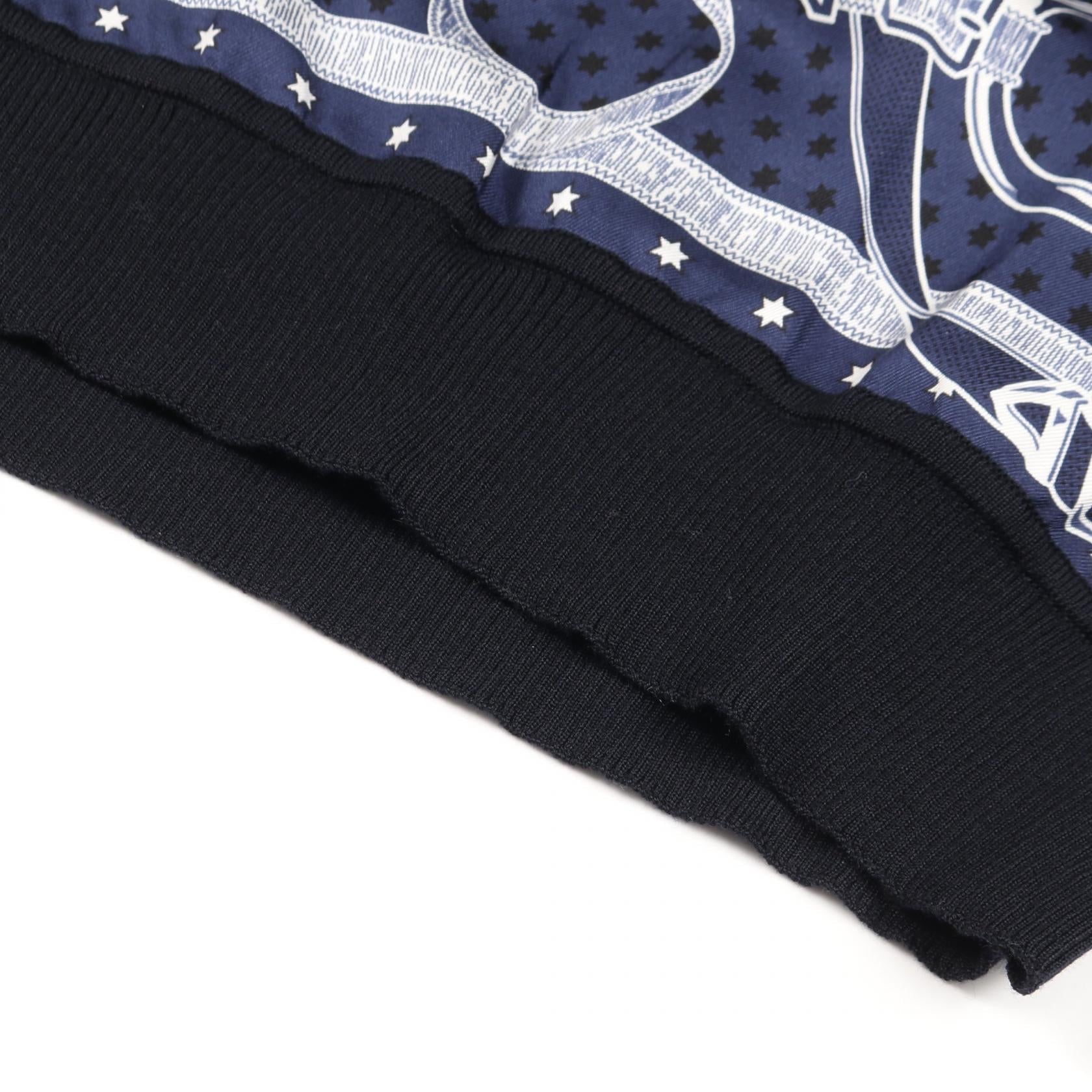 エルメス ツイルレーヌ Eperon d'Or Bandana ウールシルクニットトップス