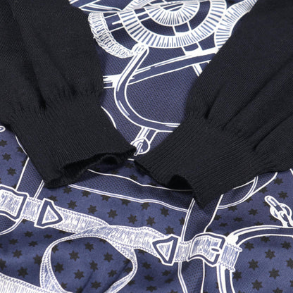 エルメス ツイルレーヌ Eperon d'Or Bandana ウールシルクニットトップス