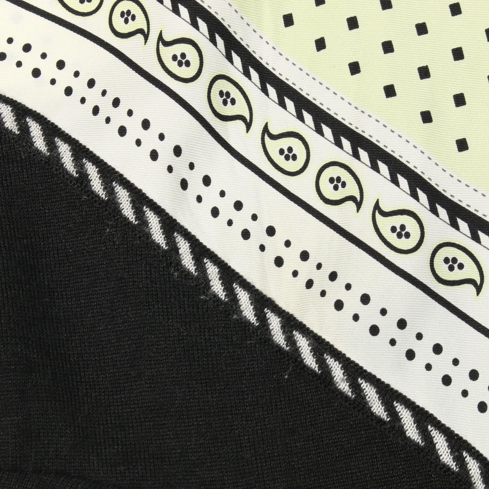 エルメス ツイルレーヌHARNAIS DE COUR カシミヤシルクニット38