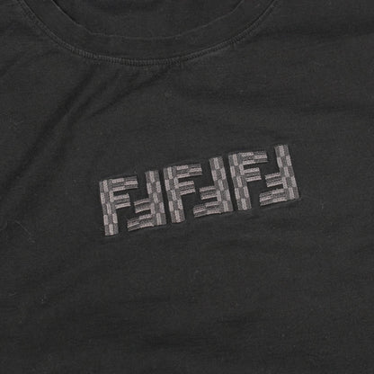 フェンディ FFラビリンスエンブロイダリー コットン半袖Tシャツ