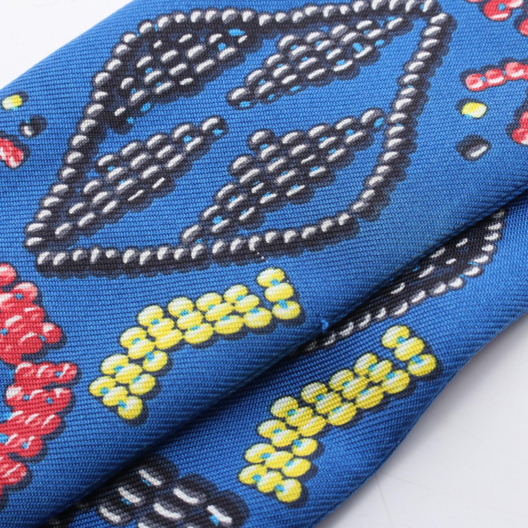 エルメス ツイリー KELLY EN PERLES シルクスカーフ