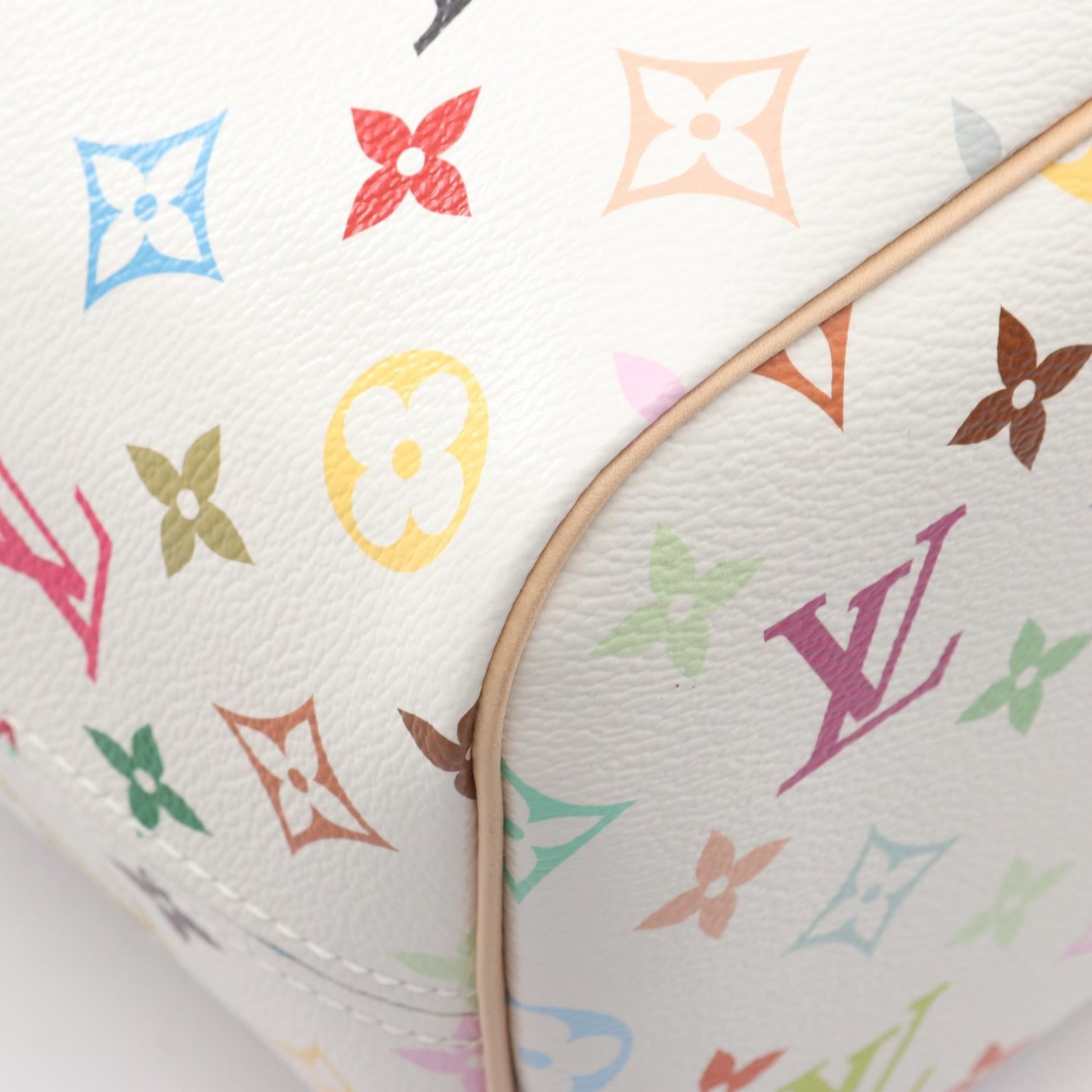 ルイヴィトン LV × TM モノグラムマルチカラー PVCコーティングキャンバス トートバッグ