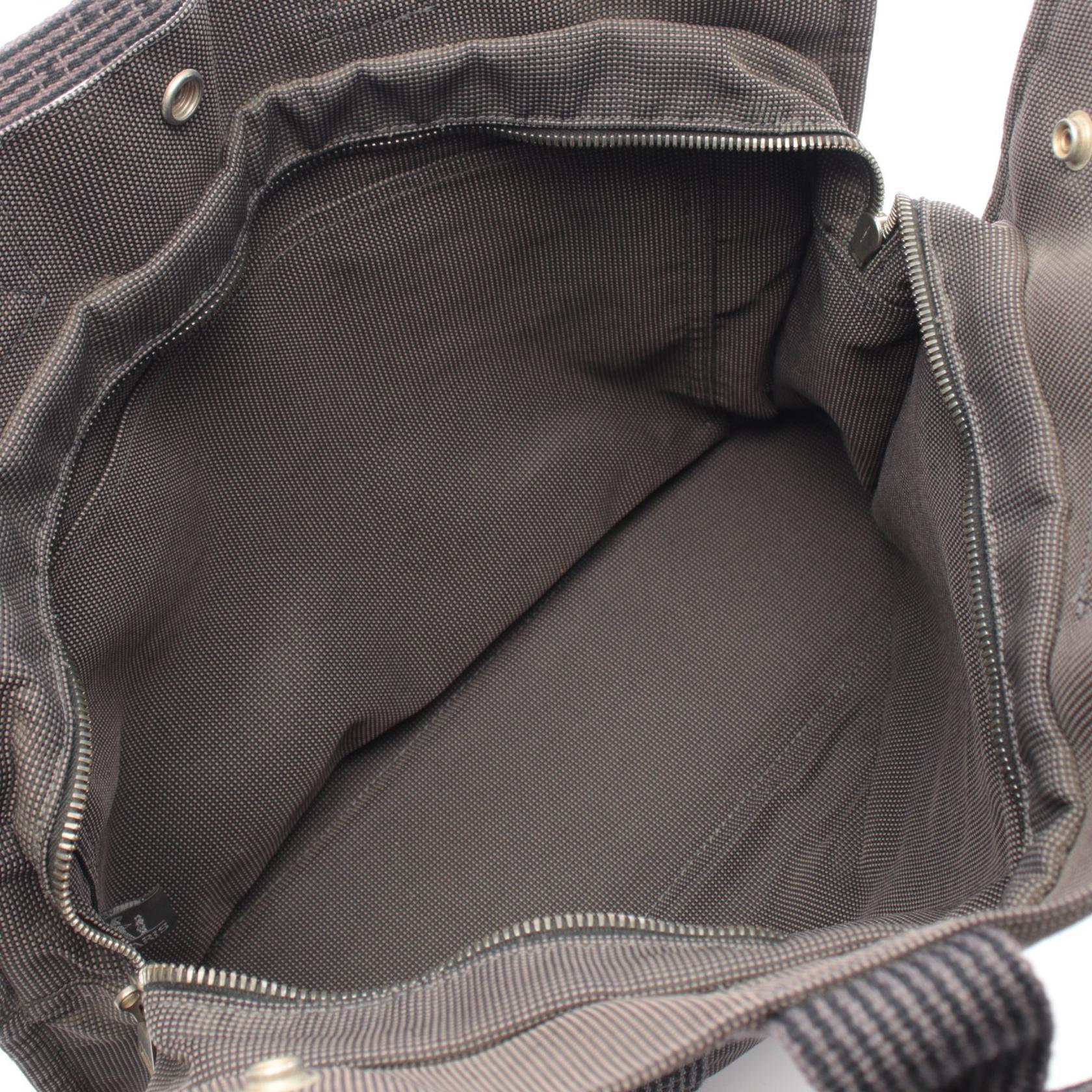 エルメス エールラインMM ナイロンキャンバス トートバッグ