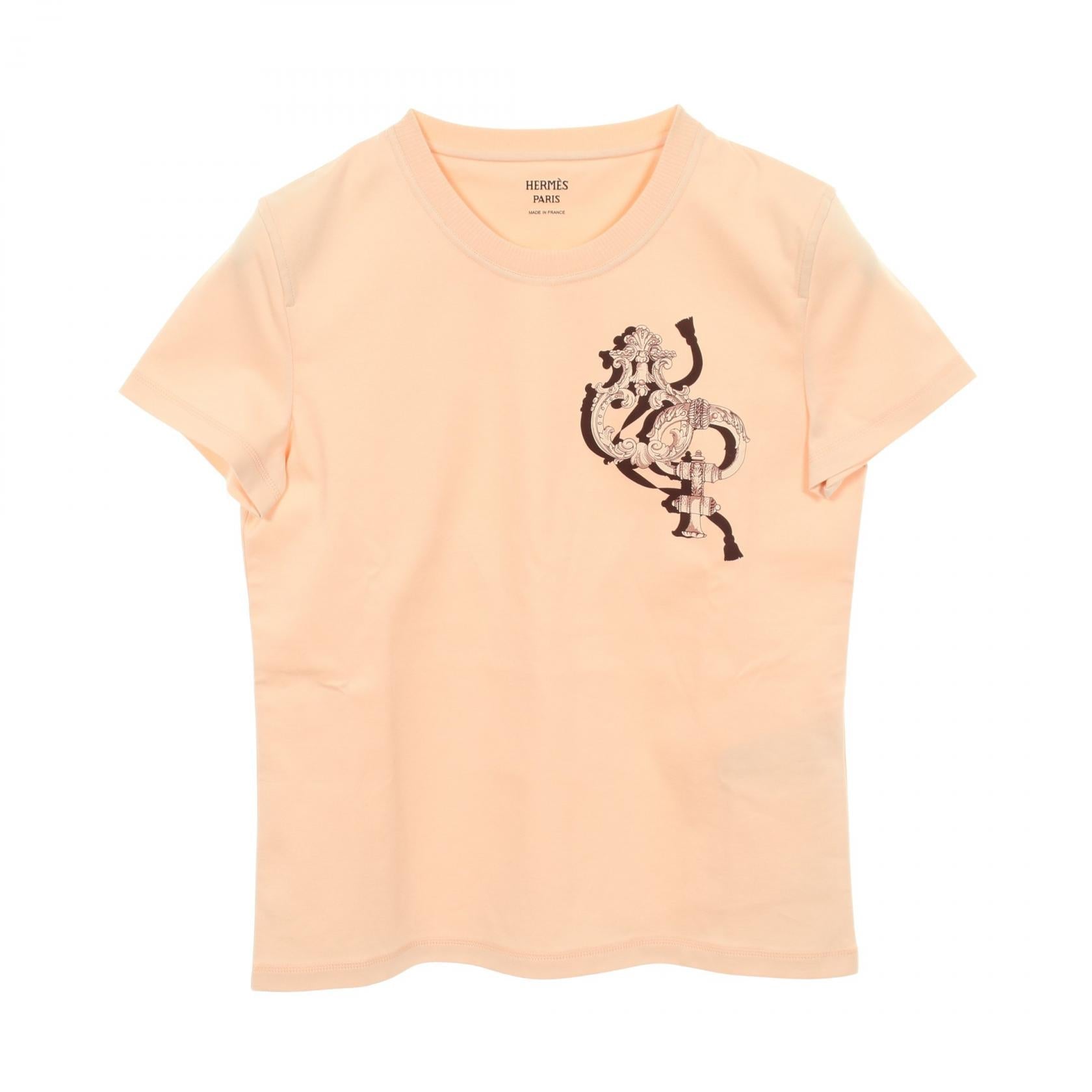 エルメス Printed straight t-shirt コットントップス