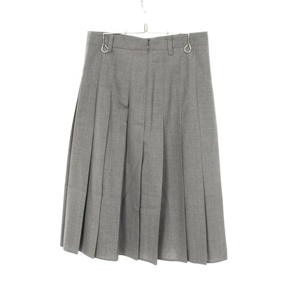 プラダ ウールプリーツスカート