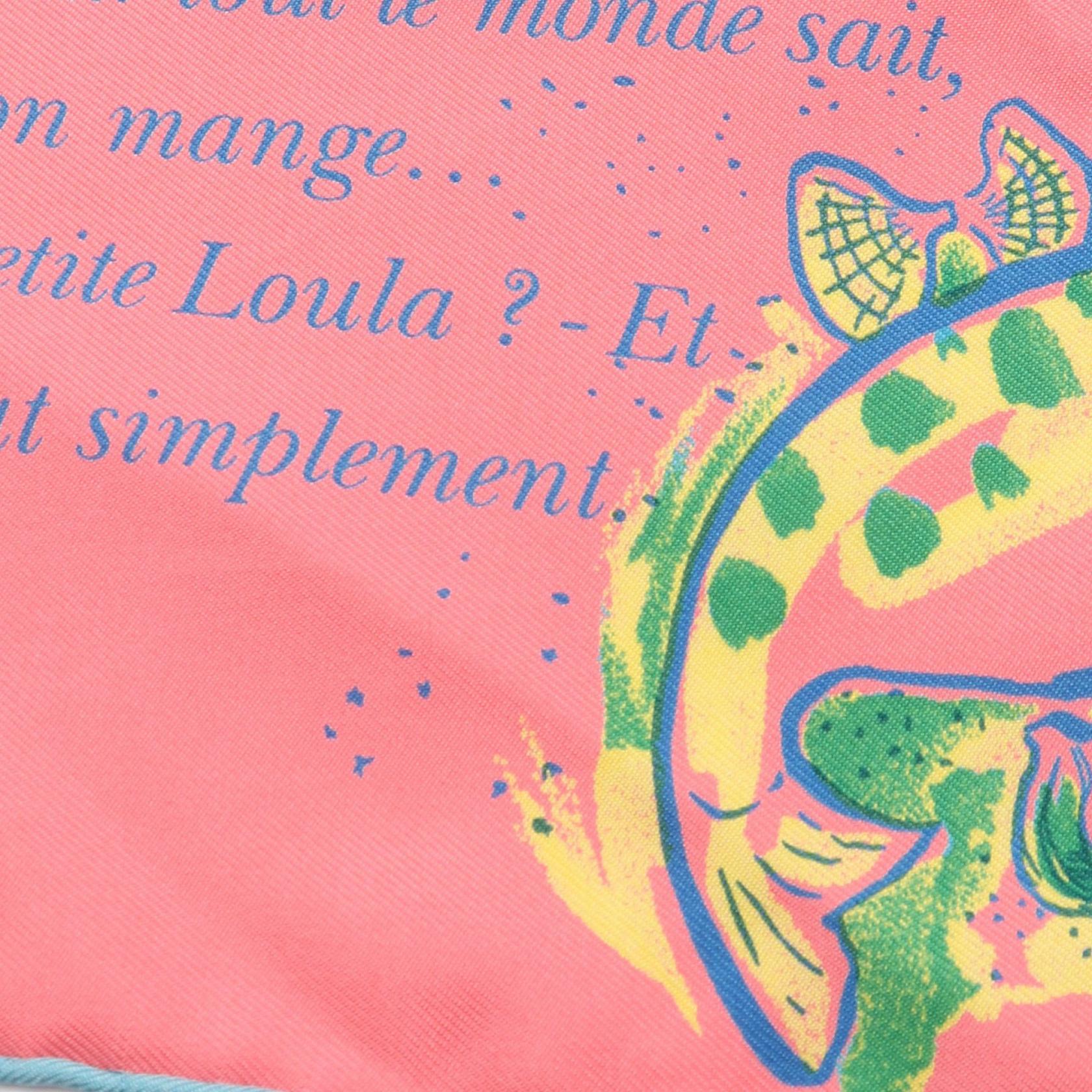 エルメス L'ete de Loula シルクスカーフ