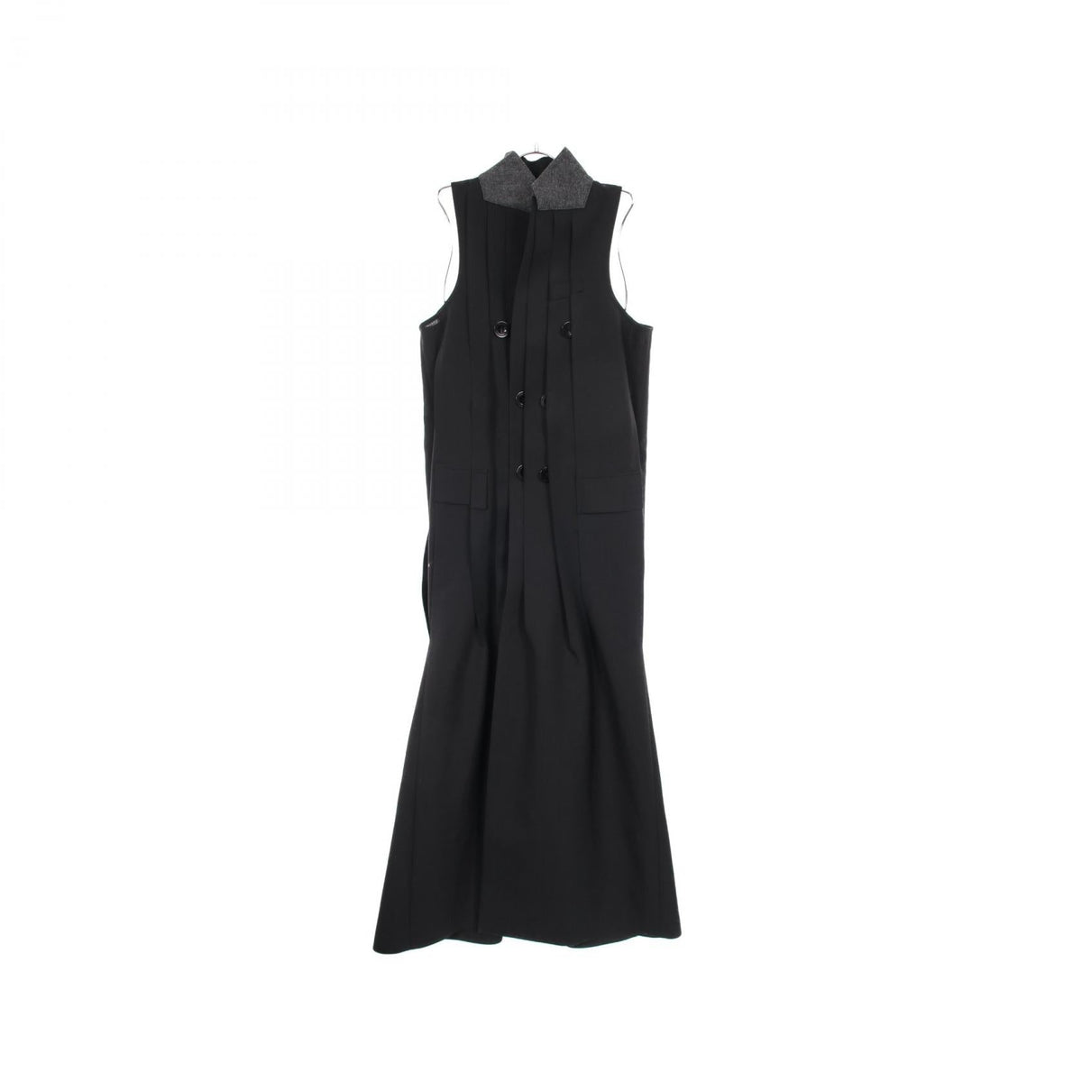 サカイ Suiting Coat Dress ウールポリエステルワンピース