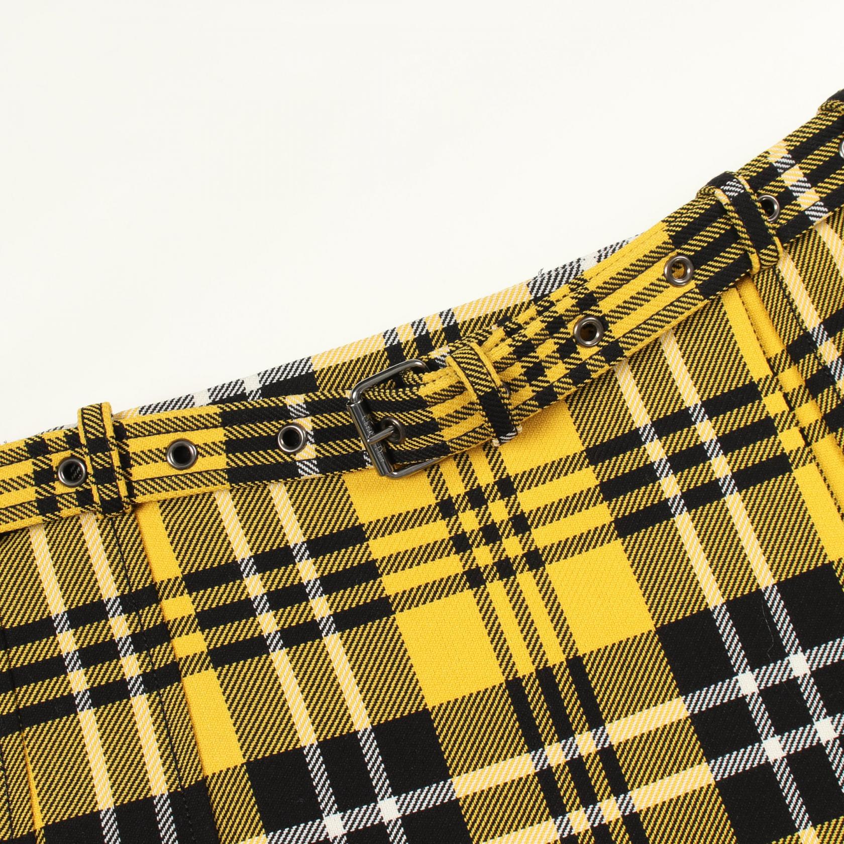 ディオール ウールプリーツスカート