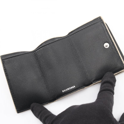バレンシアガ EVERYDAY MINI WALLET レザー三つ折り財布