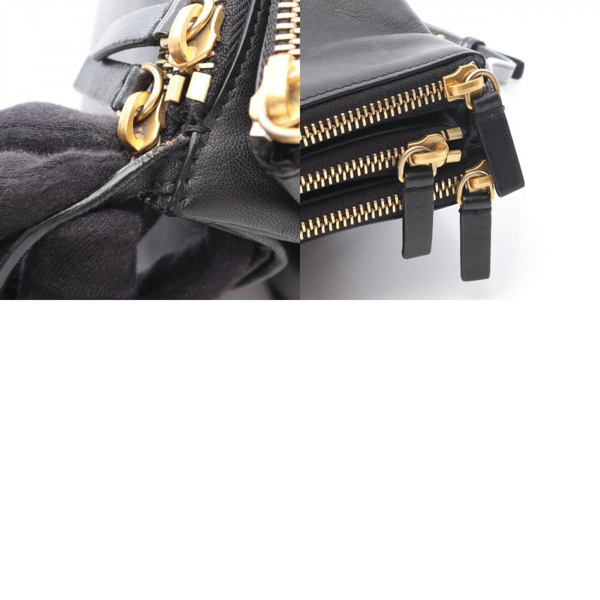 セリーヌ TRIO LARGE レザーショルダーバッグ