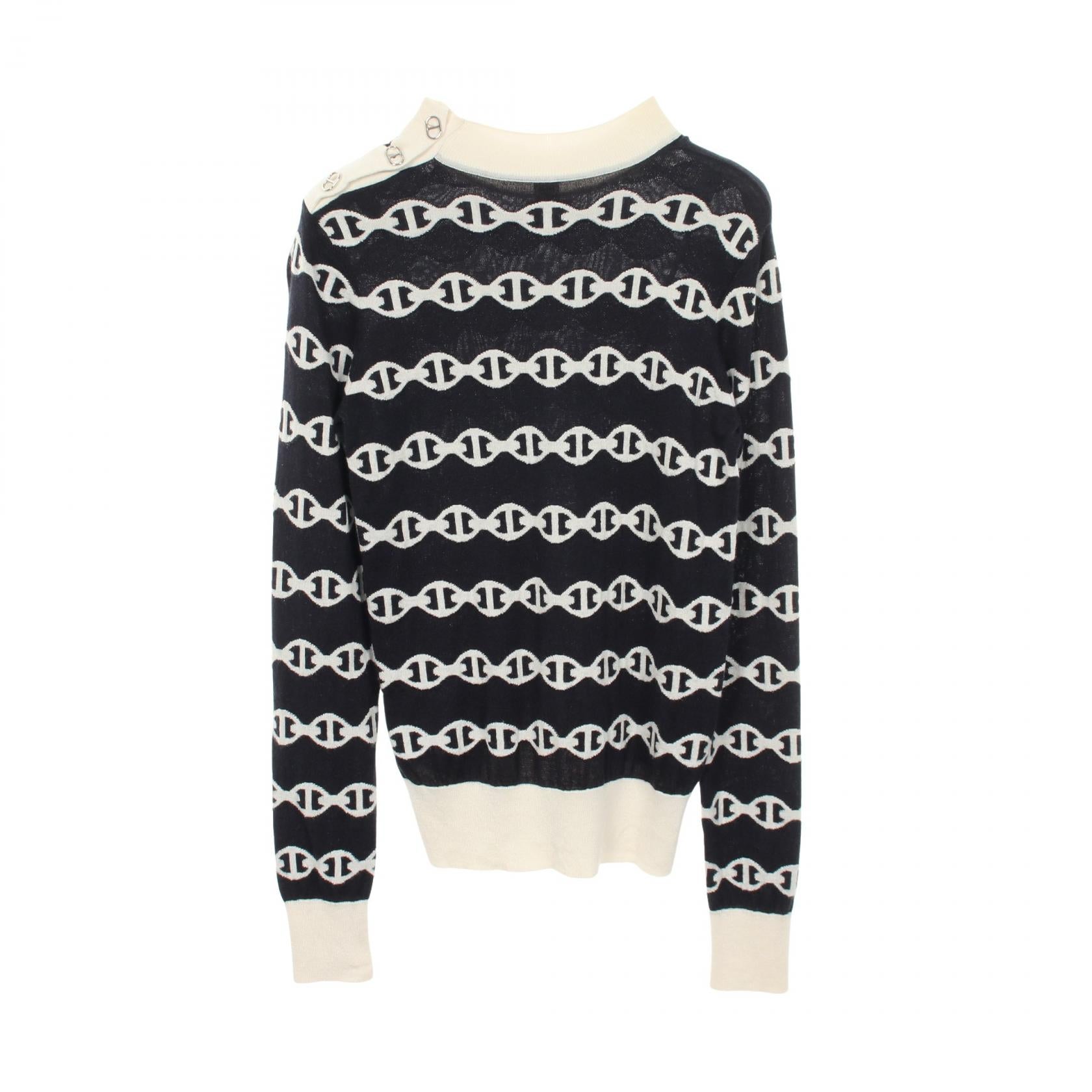 エルメス シェーヌダンクル カシミヤシルクニットトップス
