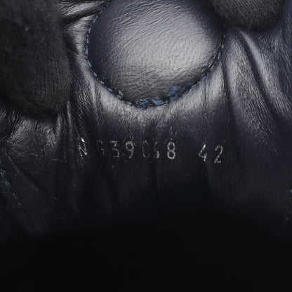 シャネル ココマーク ファブリックスエードレザースニーカー