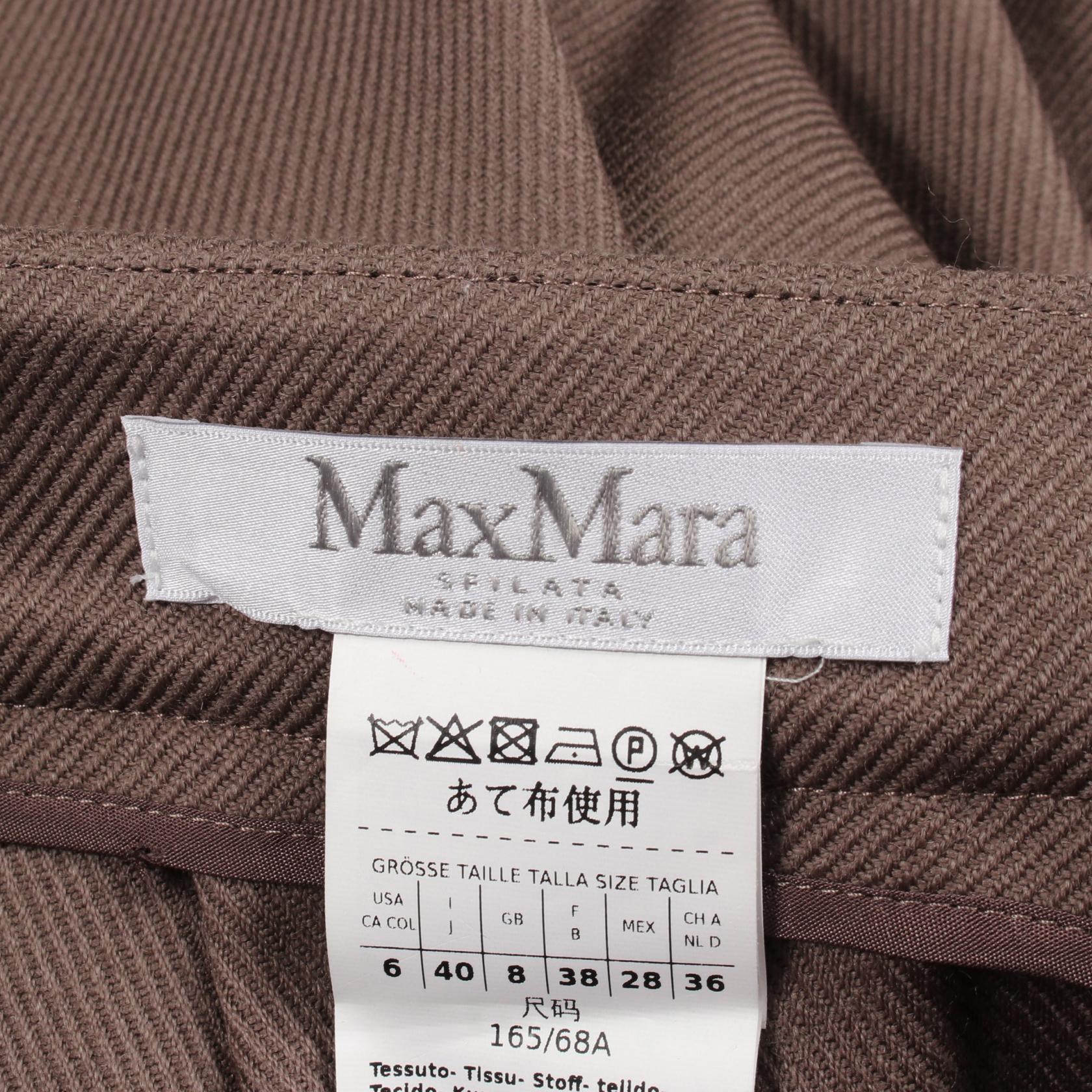 マックスマーラ ウールスカート