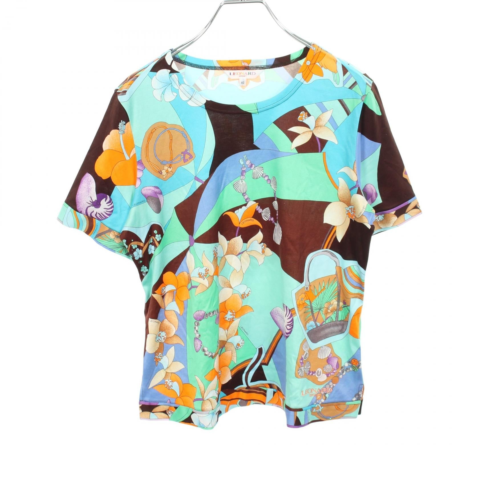 レオナールスポーツ コットン半袖Tシャツ