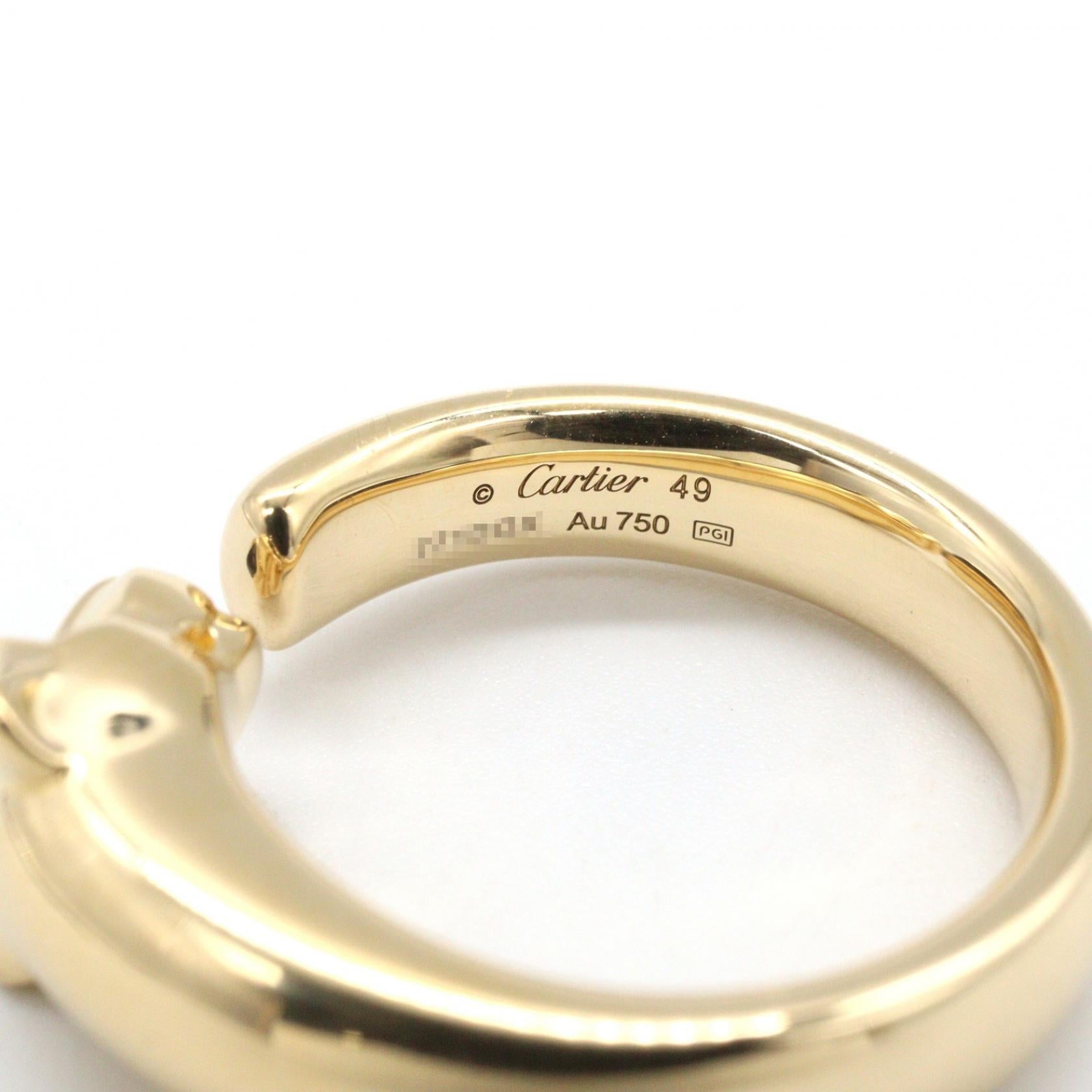 カルティエ パンテールドゥカルティエ SM Au750 リング 49号