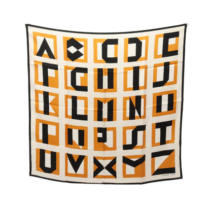 エルメス カレ90 Lettres au Carre シルクスカーフ