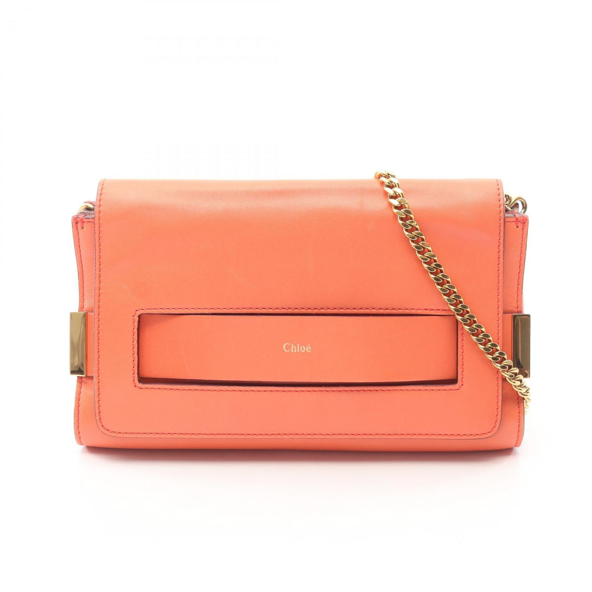 クロエ ELLE レザー ショルダーバッグ