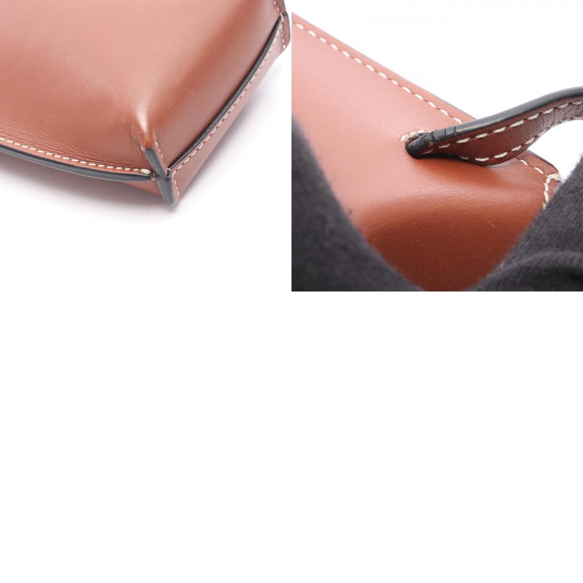 ロエベ Gate Pocket レザーショルダーバッグ