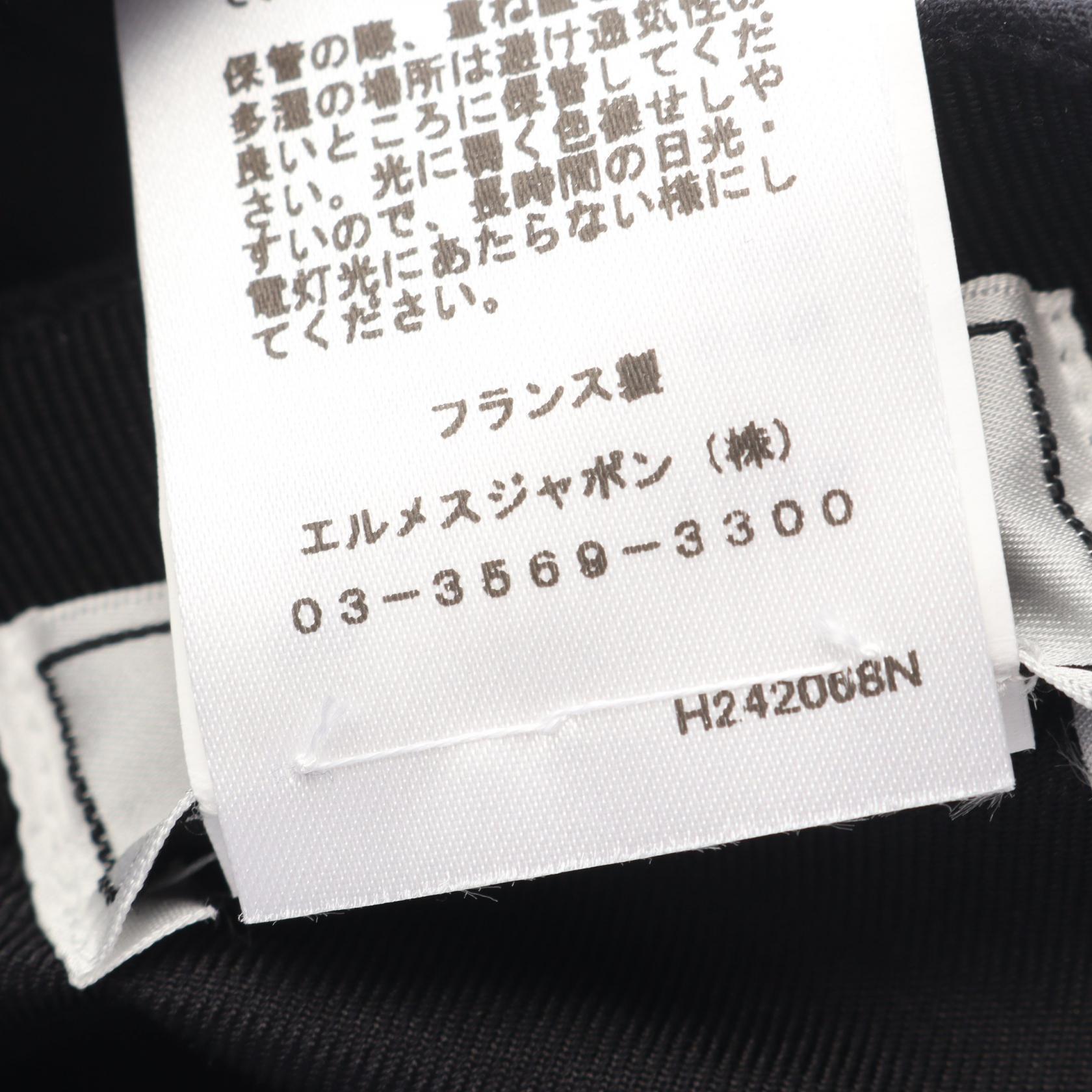 エルメス ネヴァダ コットンキャップ