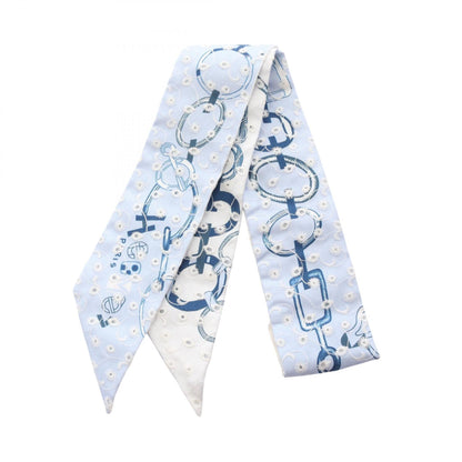 エルメス ツイリー DO RE BOUCLES Broderie Anglaise シルクスカーフ