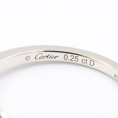 カルティエ バレリーナソリテール Pt950 ダイヤモンド リング 8.5号